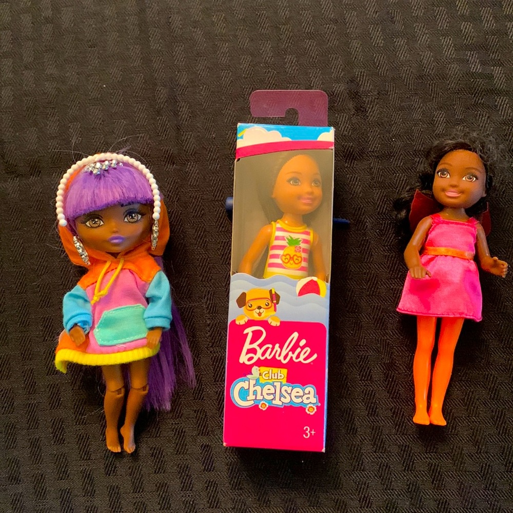 Barbie club Chelsea, barbie extra mini, chelsea  2010 Mattel